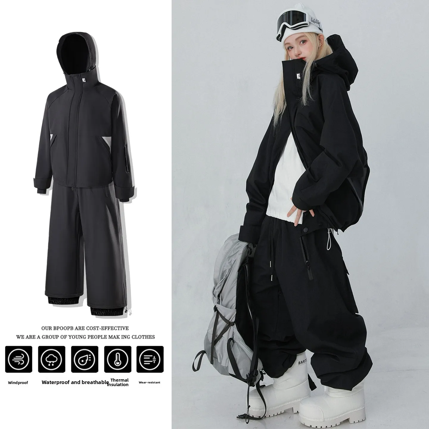 thickened-fleece-winter-snow-skiing-suit-men-women-waterproof-outdoor-snowboard-ski-equipment-thermal-breathable-windproof