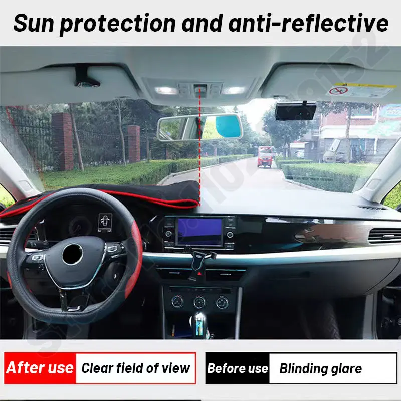 High Quality For Nissan Maxima 2016 - 2023 Car Dashboard Cover Mat Sun Shade Avoid Light Pad Carpets Anti-UV 2019 2020 2021 2022 image 5