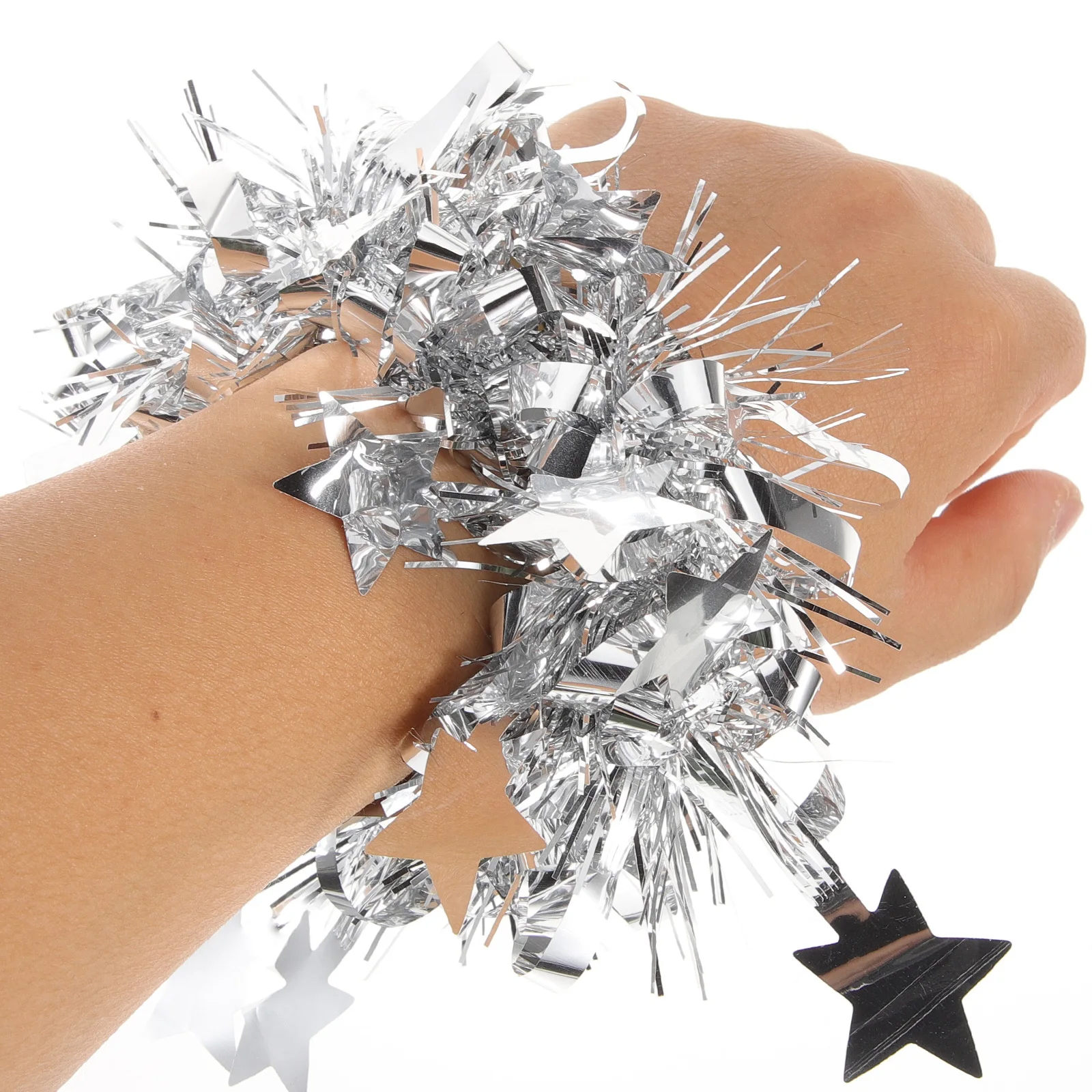 

10Pcs Dance Wristbands High-Quality Compact Cheer Poms for Rousing Crowds Sports Events Performances Reusable Spirit Pompoms