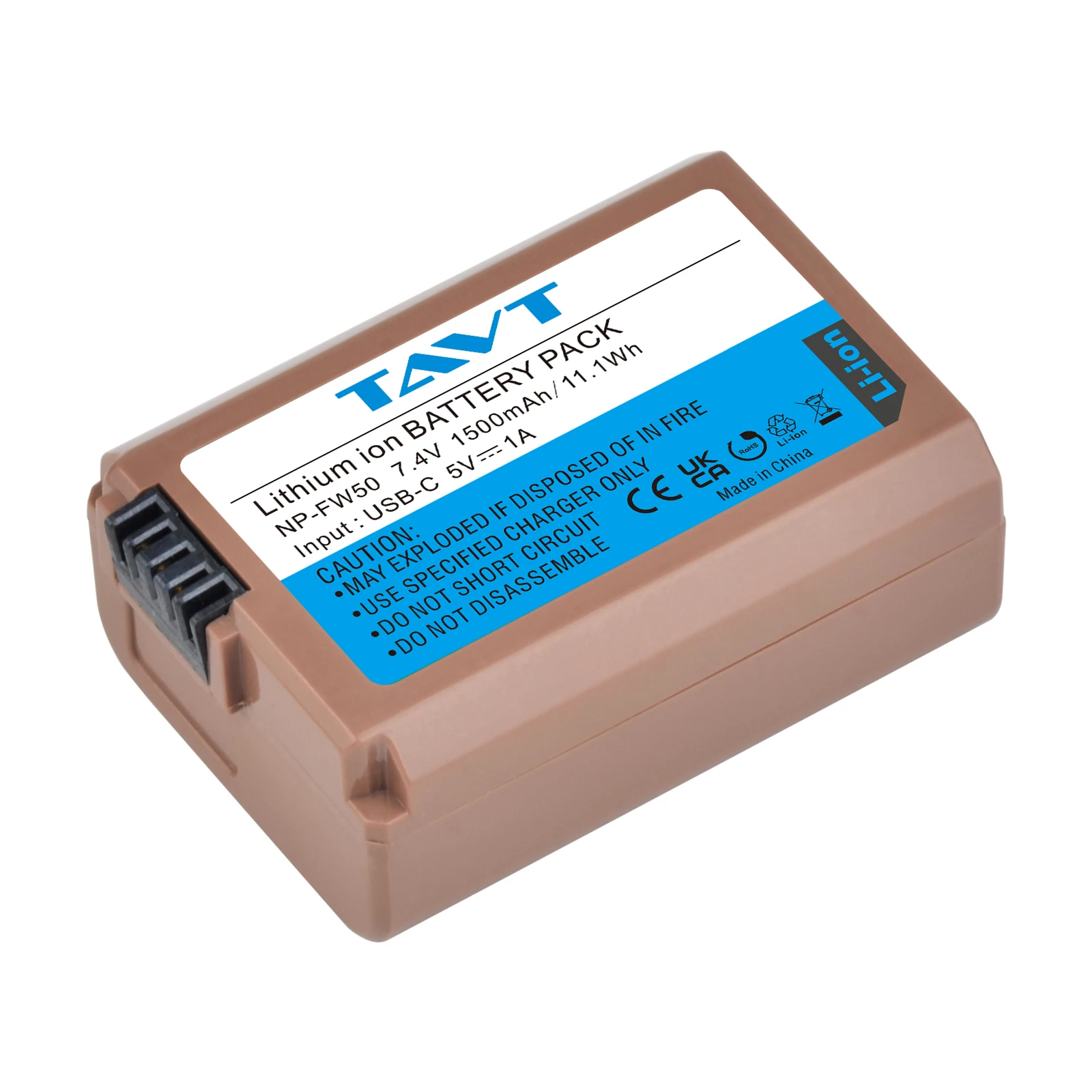 Type-C NP-FW50 NPFW50 FW50 Battery for Sony Alpha a6500 a6300 a6400 a6000 a6100 a5000 a3000 NEX-3 a7 7R a7R NEX-5 ZV-E10