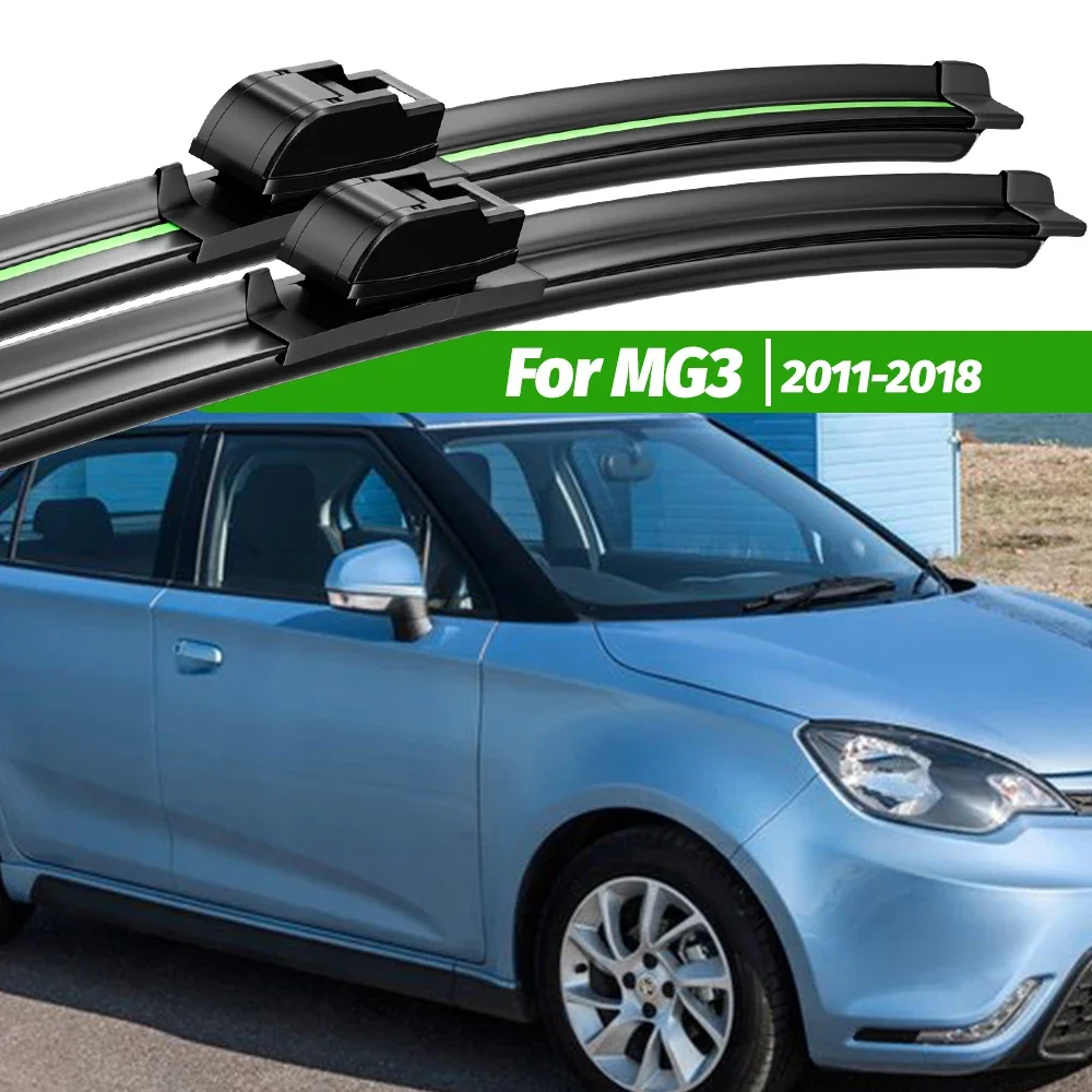 

For MG 3 MG3 2011-2018 2pcs Front Windshield Wiper Blades 2012 2013 2014 2015 2016 2017 Windscreen Window Accessories