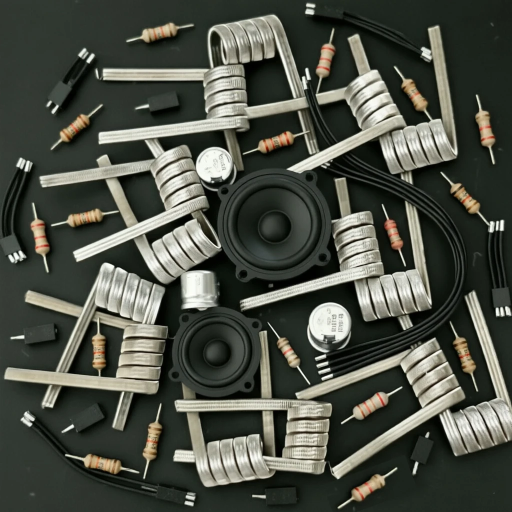 300/100/50/10-Piece Set of 3.0mm Hole Shift Speaker Unit Coil Springs with 1/2/3/4 Wires Inside