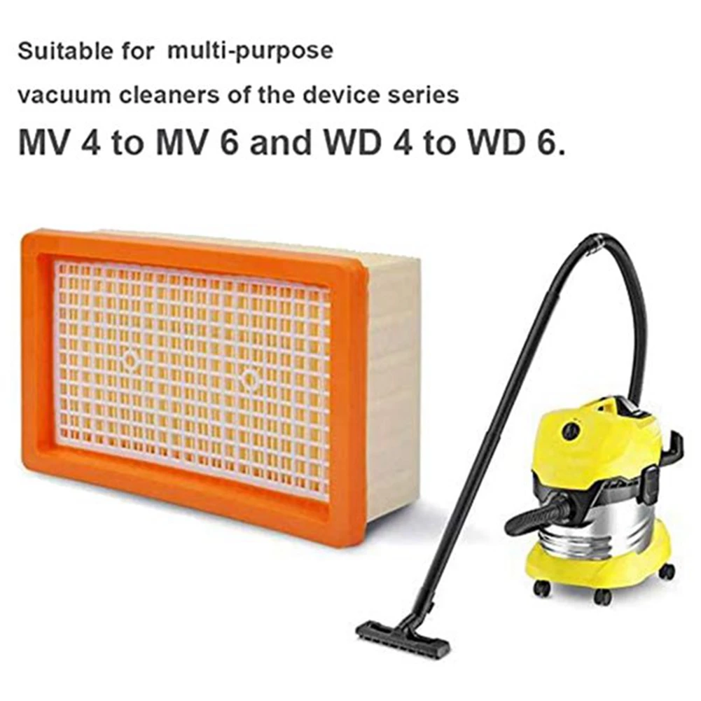 Bolsas de filtro para polvo para Karcher MV4 MV5 MV6 WD4 WD5 WD6 bolsa de repuesto para Karcher WD4000 a WD5999 parte 2.863-006.0