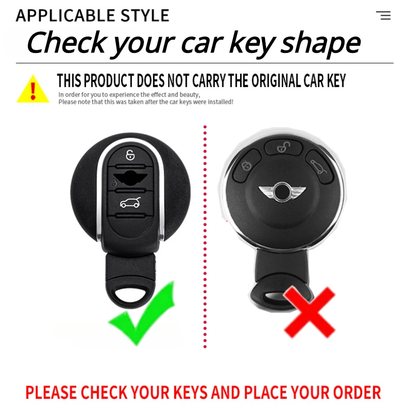 New Metal Car Key Case Cover Shell Protection For BMW Mini COOPERS COUNTRYMAN ONE JCW CLUBMAN F56 F55 F54 F57 F60 R60 S Roadster