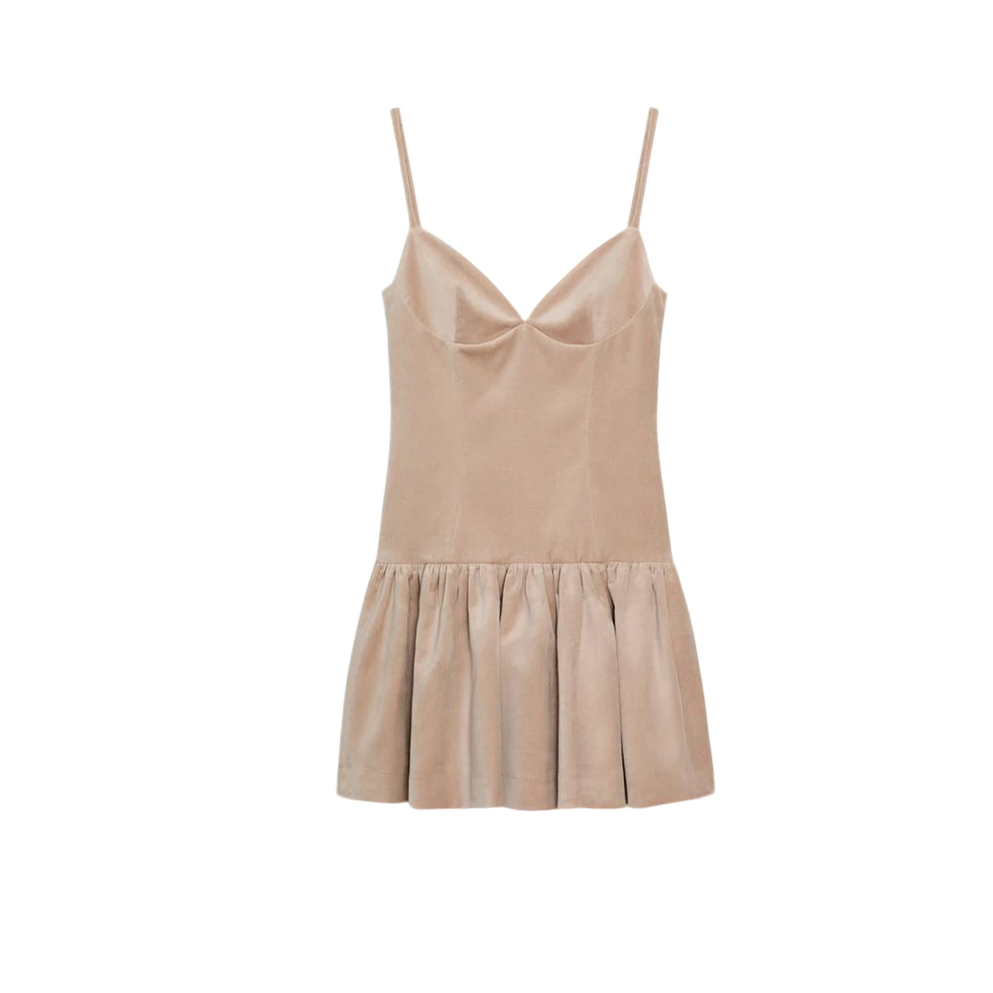 Vestido Corto de Otoño-Invierno para Mujer, Cuello en V, Sin Mangas, Estilo Cruzado, Dobladillo en Capas, Estilo Francés, Fal...