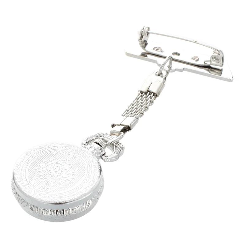 Daily Sale 4X Nurse Watch Quartz Movement With Brooch Pin