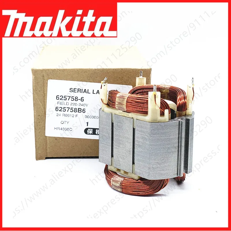 

Stator Field for Makita HR4010C HR4001C HR4010C HR4003C HR4013C HR4011C HR4001CX HR4001CX2 HR4001CX1 HR4013C 625758-6