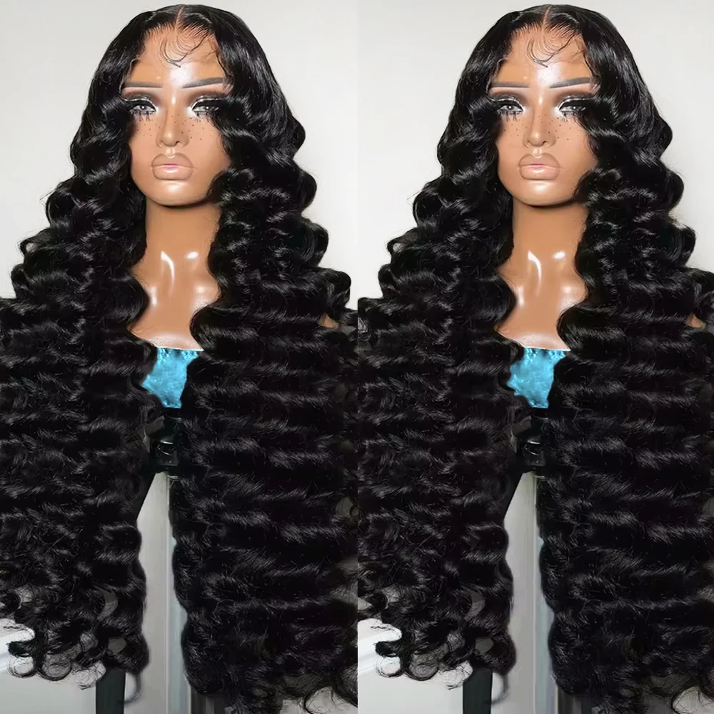 

Loose Wave HD 13x6 Lace Front Human Hair Wigs Brazilian Transparent Water Deep Curly Wave Wig 13x4 HD Lace Frontal Wig Remy Hair
