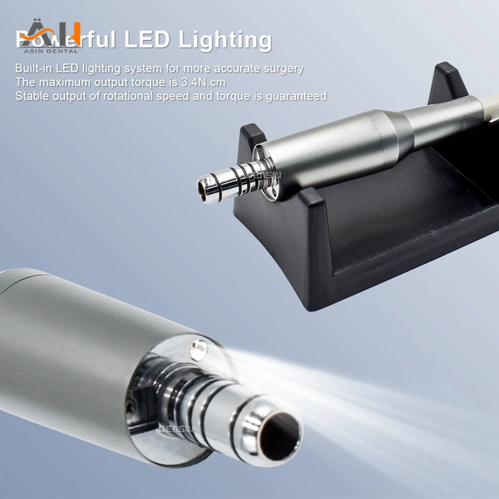 DEASIN TOP Dental Brushless LED Micro Motor Fiber Optical Electric MicroMotor Dentistry Instrument Tools