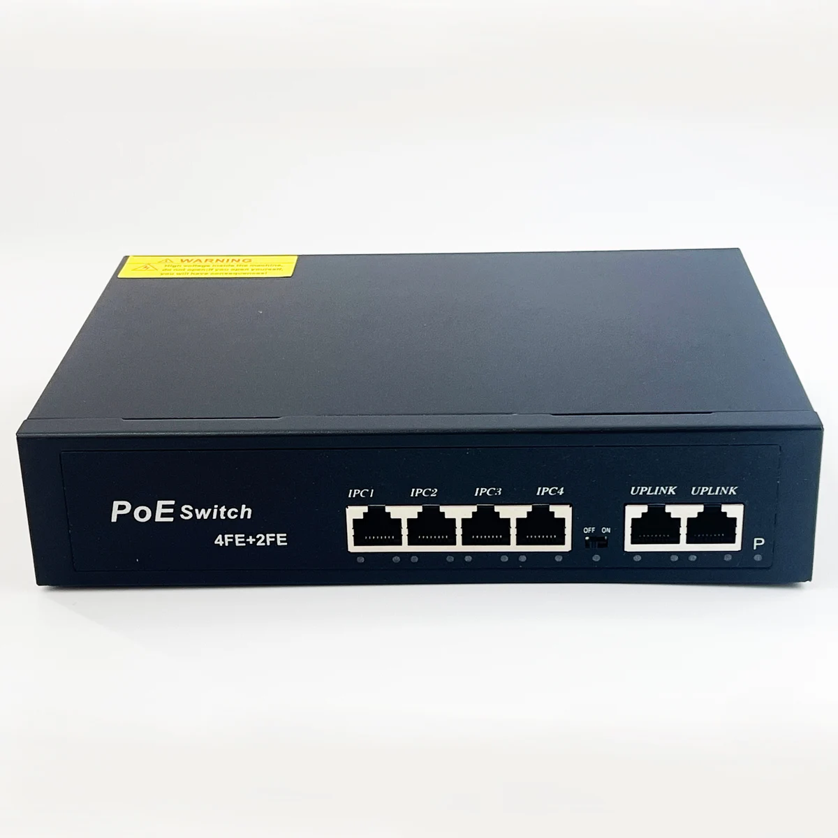 6 منافذ PoE Switch 10/100Mbps Active POE Network Switch 60W لكاميرا IP، NVR، المراقبة، CCTV، كاميرا POE