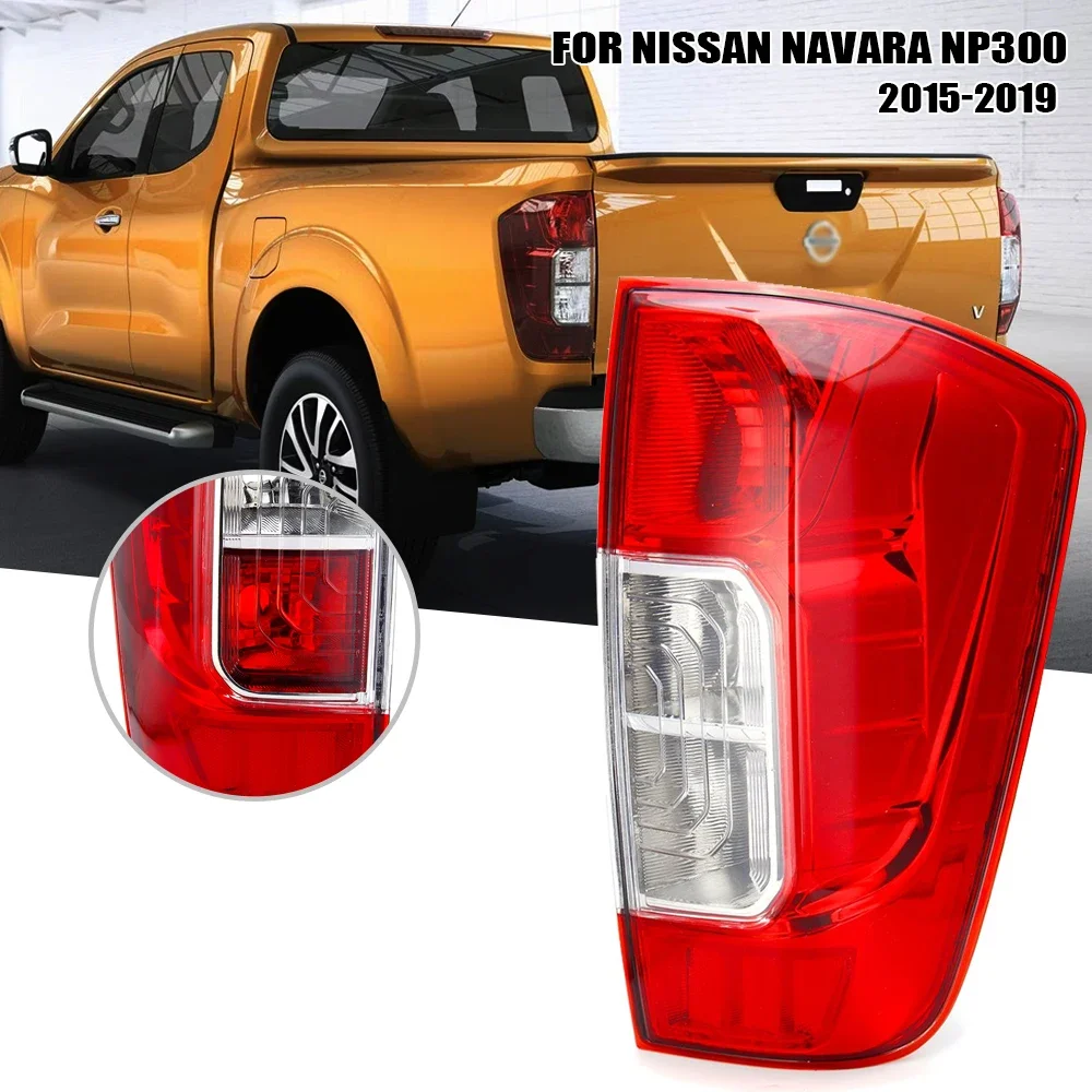 

Left/Right Side Red Tail Lamp For Nissan Navara NP300 2015 2016 2017 2018 2019 Rear Tail Light Brake Lamp with Wire Harne