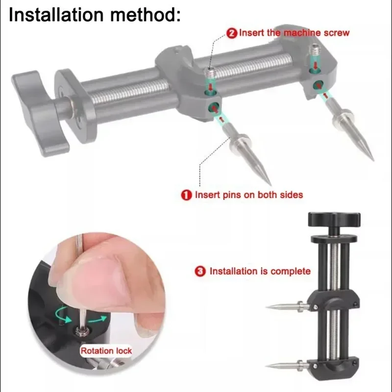 Multi-Function Vise Lens Repair Tool, anel de filtro, chave inglesa, ferramenta aberta, liga de alumínio, Universal