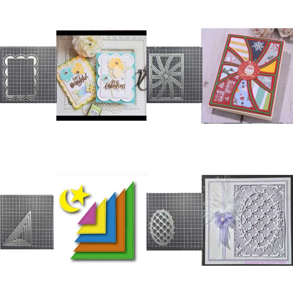 Hintergrund rahmen Metalls chneid werkzeuge Schablonen für DIY Scrap booking Fotoalbum dekorative Prägung Handwerk Vorlage