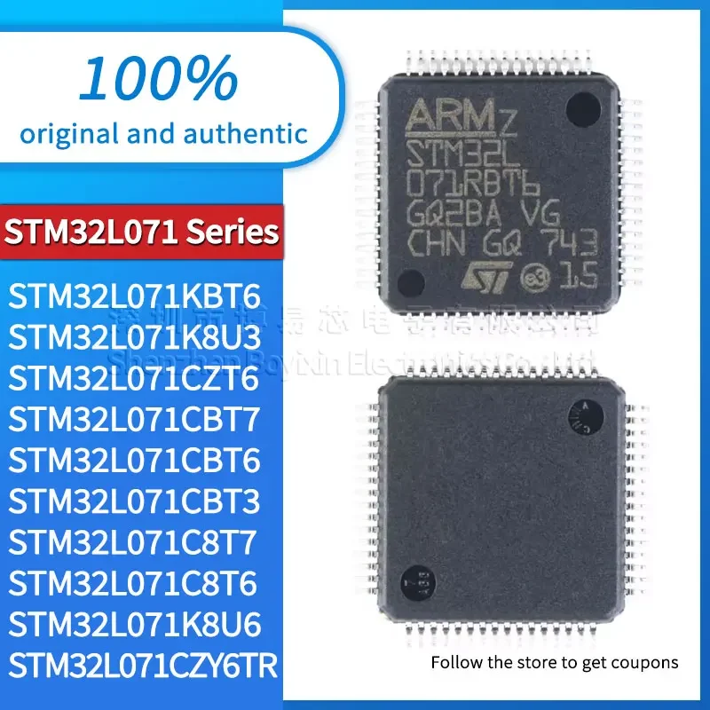 STM32L071K8U6 STM32L071C8T7 STM32L071CBT3 STM32L071CBT6 STM32L071CBT7 STM32L071K8U3 STM32L071KBT6 STM32L071C8T6 071CZT6 071CZY6