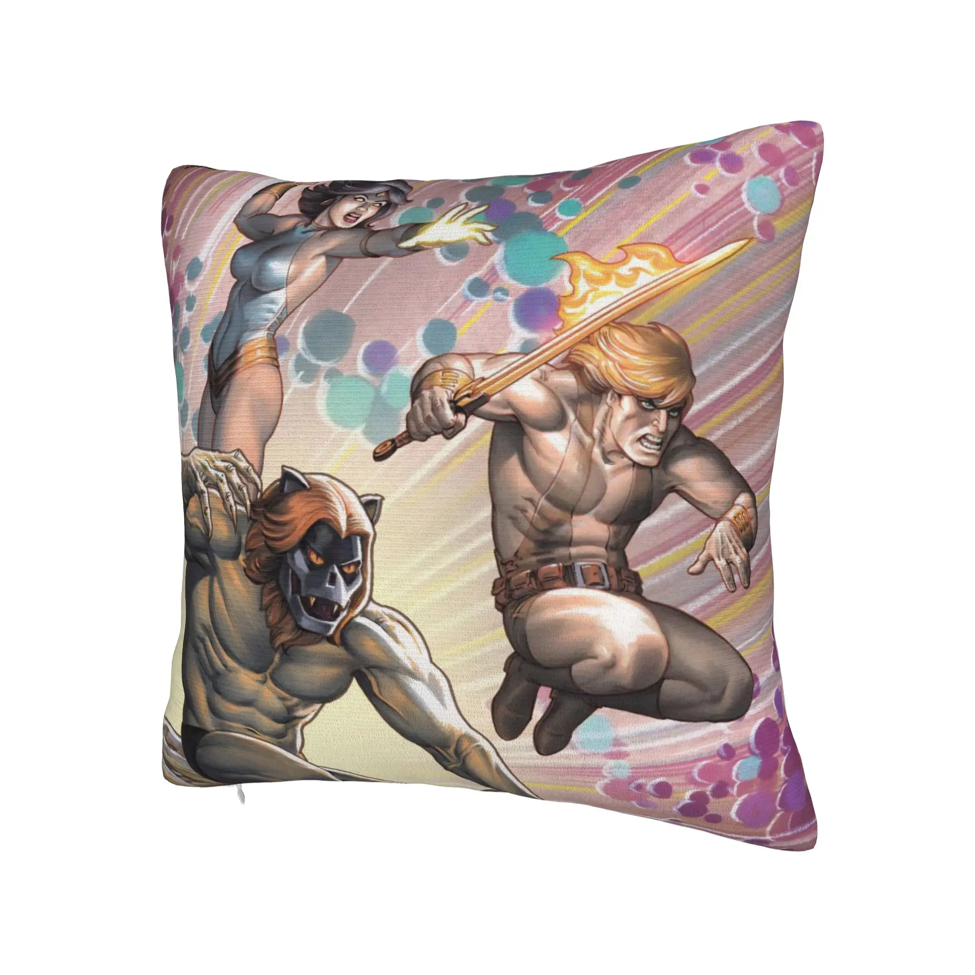Decorative Pillow Covers Thundarr The Barbarian Merch Home  Throw Pillow Case Cover Zipper Multiple Sizes