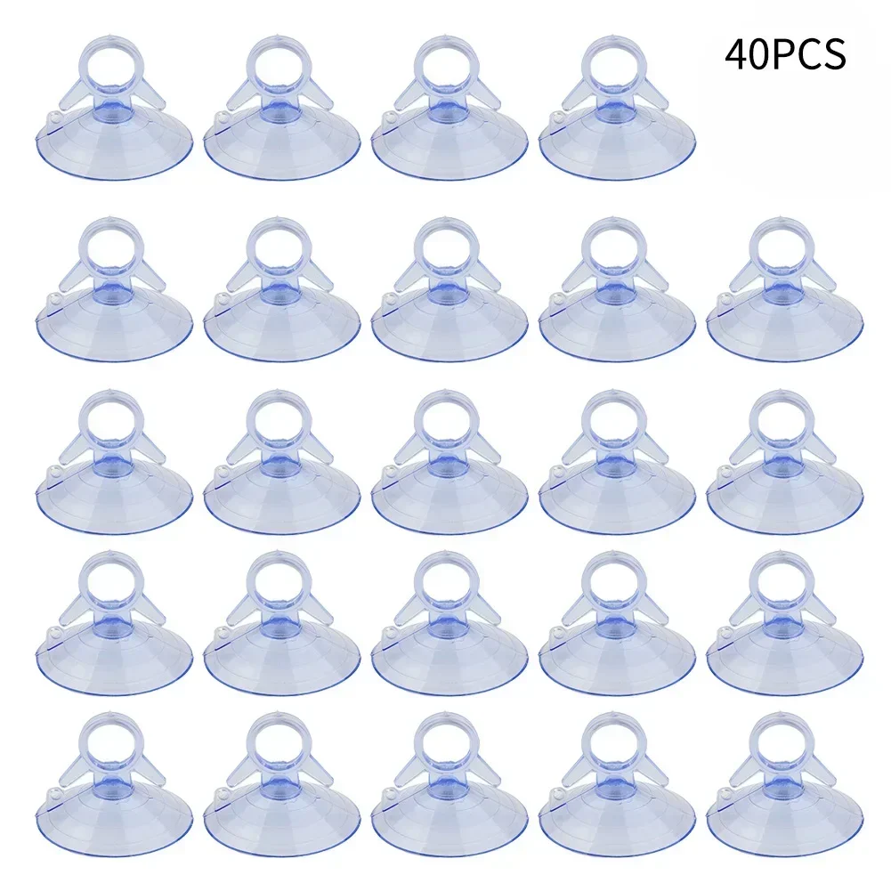 40/80/200PCS Suckers Car Sunshade Suction Cups Heavy Duty Clear Rubber Plastic Suckers PVC Suction Cup Hook 45mm