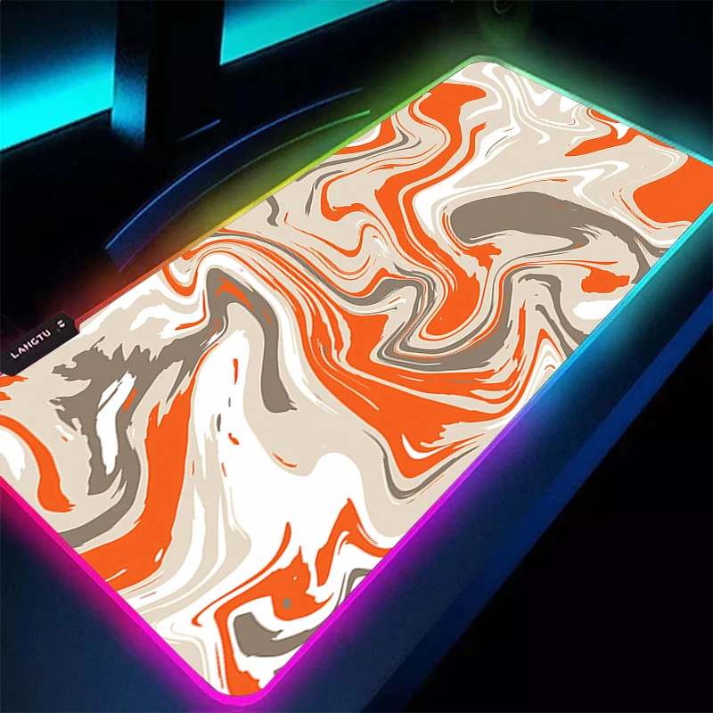 Alfombrilla de ratón, accesorios para juegos de Anime, alfombrilla para teclado Varmilo, alfombrilla de escritorio RGB, alfombrilla para jugador, alfombrilla para ratón líquida Strata, alfombrilla para ratón LED