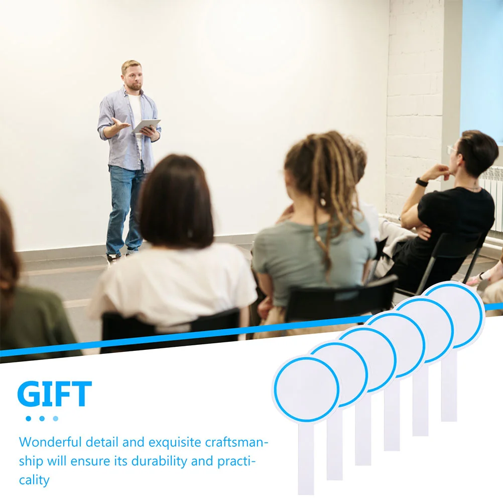 Mini Whiteboard Poster, Dry Erase Paddles Sign Sticker, Single Sided, Regravável Locker, Branco, 4 Pcs