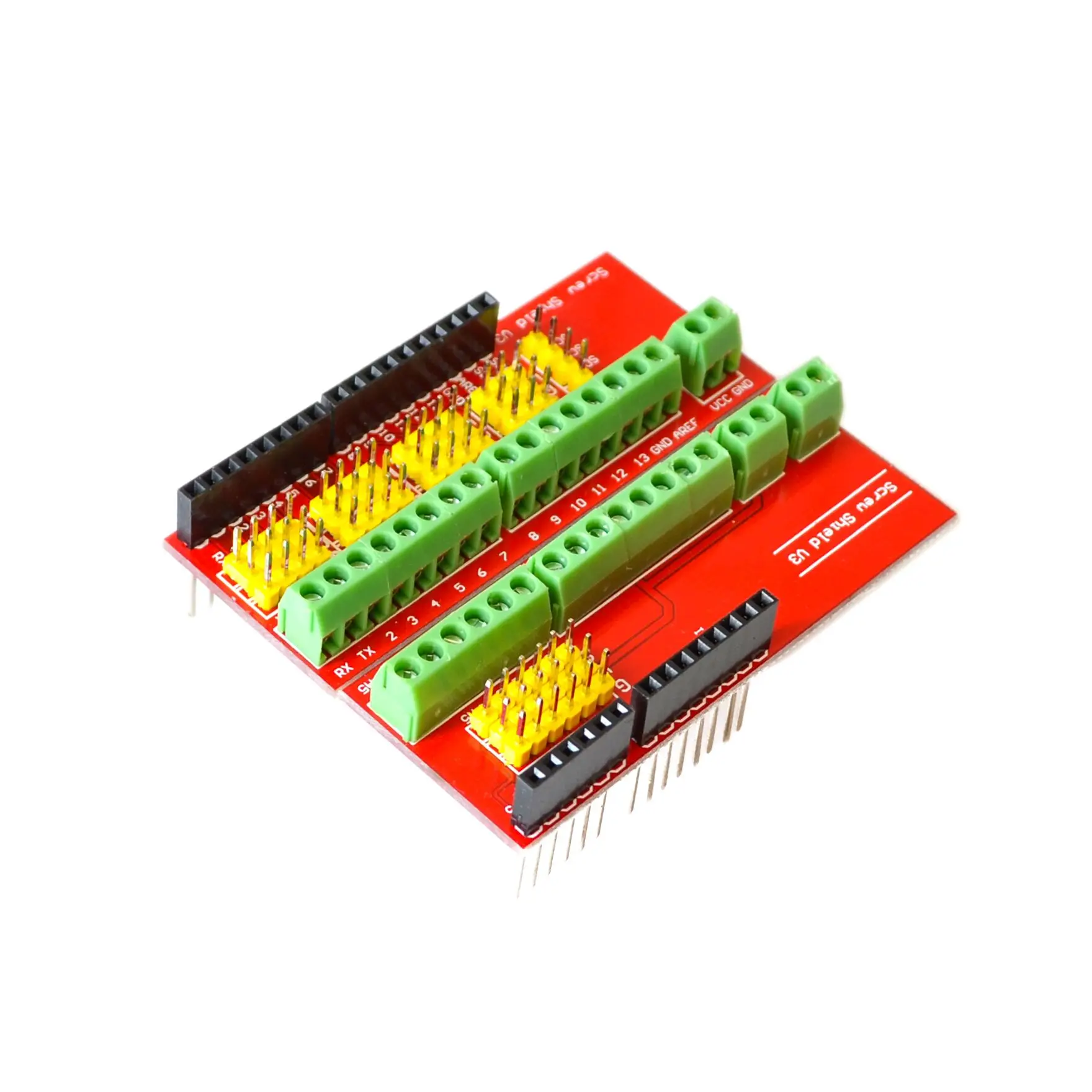 لوحة توسيع طرفية Screw Shield V1 متوافقة مع وحدة الوسائط التفاعلية UNO R3