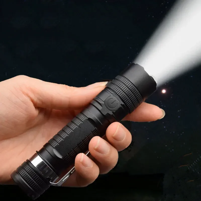 S11 LED Flashlight 1200lm Zoomable Lantern Torch 18650 Flashlights Outdoor Camping Light