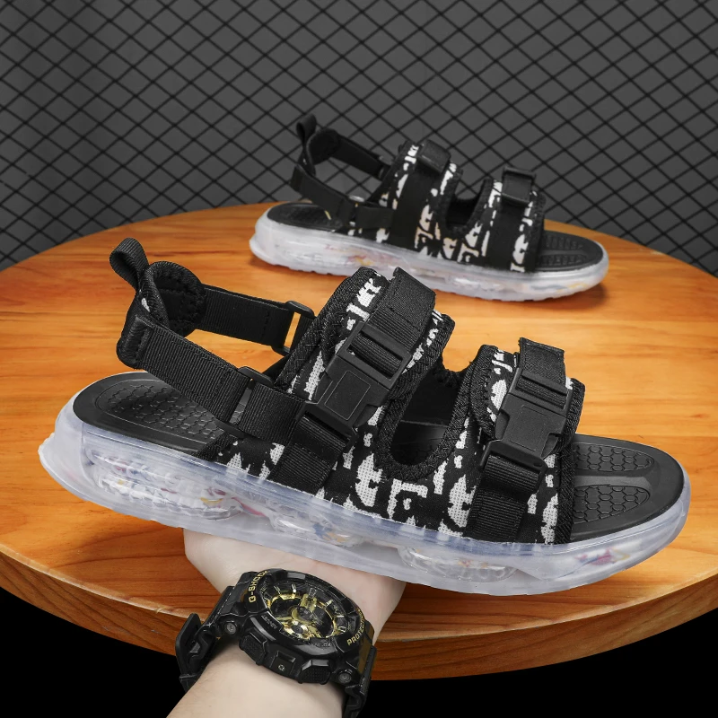 

Сандалии мужские дышащие водонепроницаемые, удобные повседневные легкие Нескользящие, для улицы и помещений