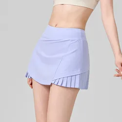 Women 2 in 1 Jogging Shorts Skirts High Waist Fitness Sport Skirt Yoga Shorts Tennis Golf Gym Running Shorts Sports Tight Shorts