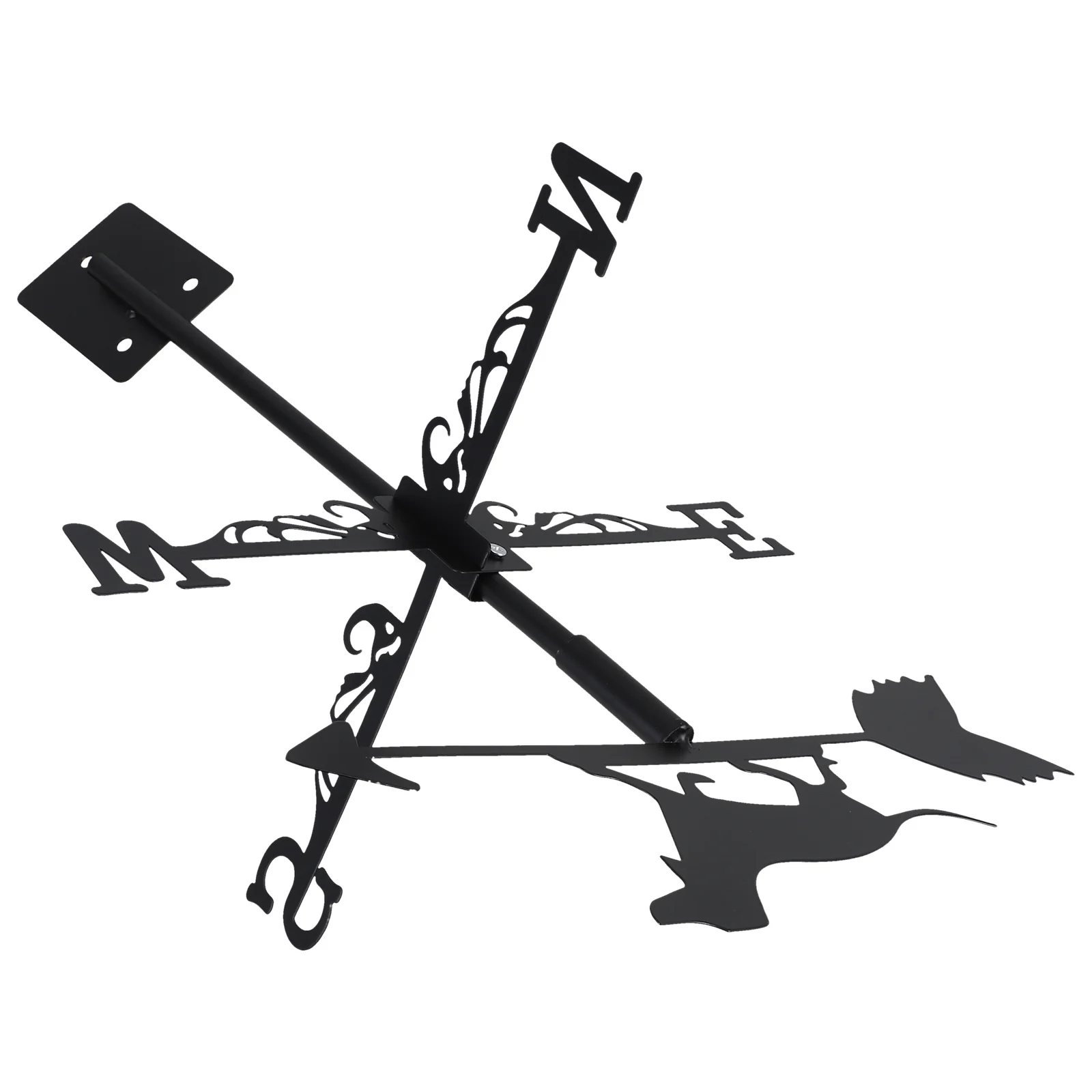 

Dachshund Weather Vane Painted Metal Black Durable Roof Garden Decoration Outdoor Wind Direction Roof Weathervane