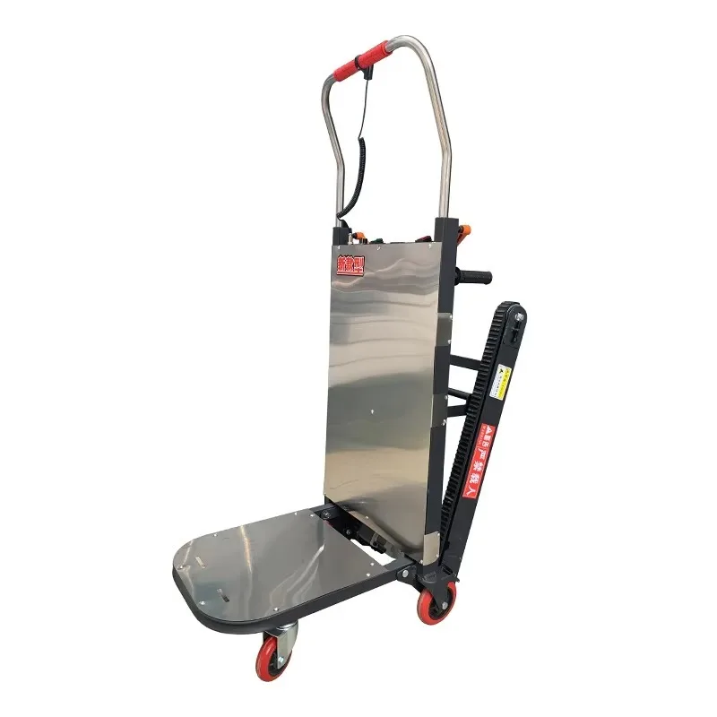 Portable Heavy Duty 250kg Load Capacity Aluminum Power Electric Stair Climbing Four Wheel Tracked Stair Climbing Storage