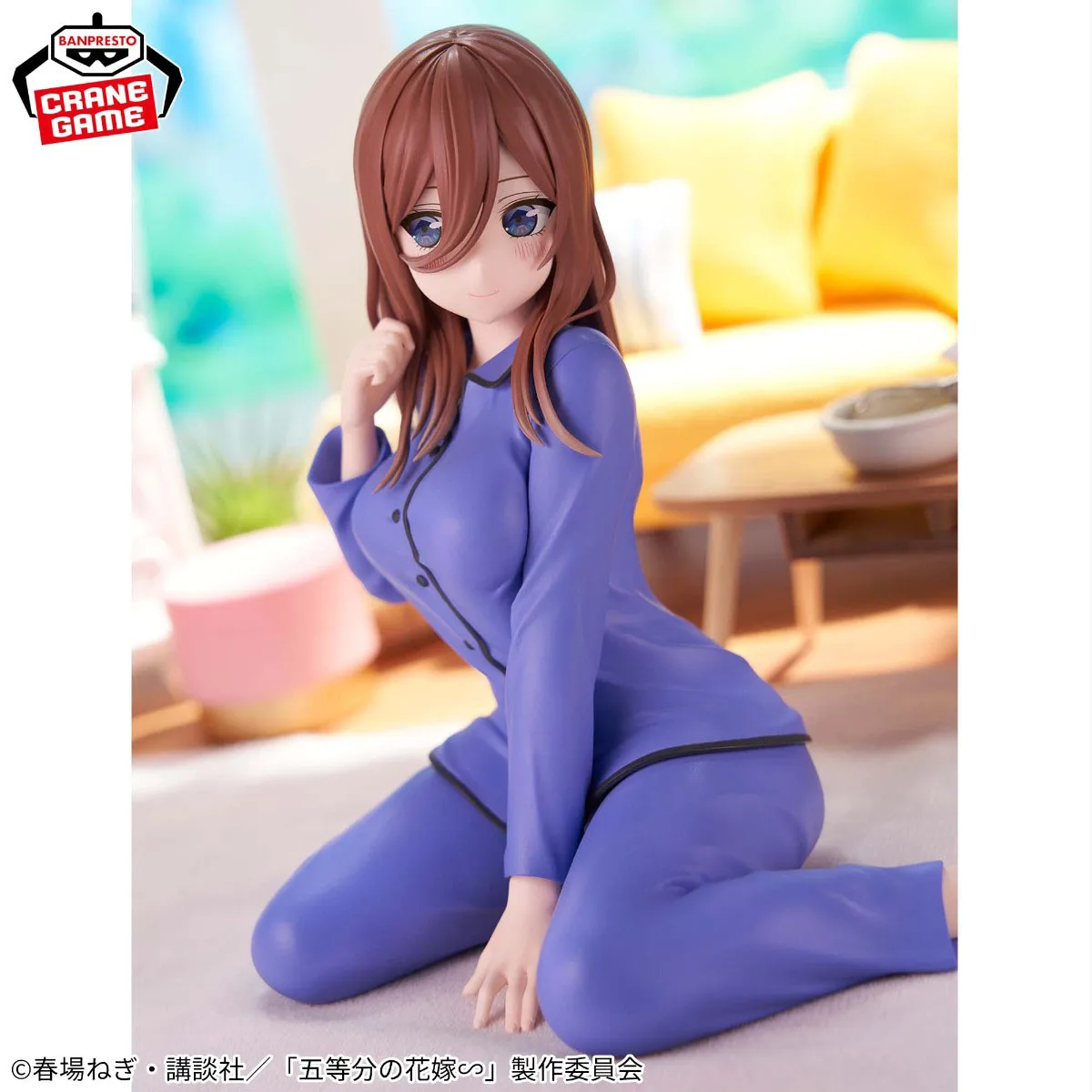 12cm Banpresto Relax Time The Quintessential Quintuplets Nakano Miku Anime Figure Action Figure Model Decoration Collection