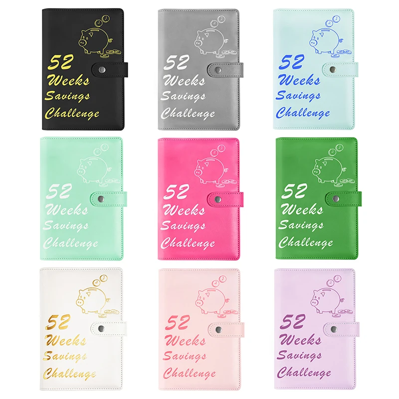 52-Week 52 Week Savings Challenge Saving Money Challenge Savings Loose-leaf Book Notebook Cash Budget Organizer Save Money Game