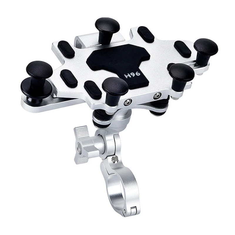 야외용 알루미늄 합금 오토바이 휴대폰 거치대 진동 방지 360도 회전 ° +180 °   회전식 자전거 오토바이 핸드폰 거치대