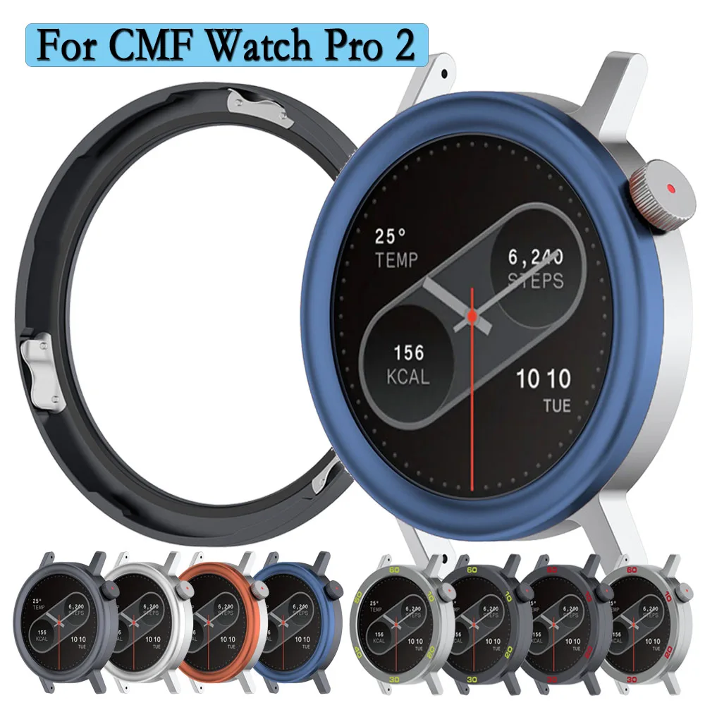

Для CMF Watch Pro 2, металлические кольца безеля, защитный безель из нержавеющей стали, чехол для часов, кольцо, украшение поверхности для CMF Watch Pro 2