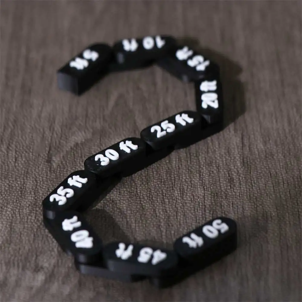 Flexible Articulated Movement Ruler Articulated Creative Flexible Chain Measuring Gauge Jointed Practical Jointed Chain Ruler