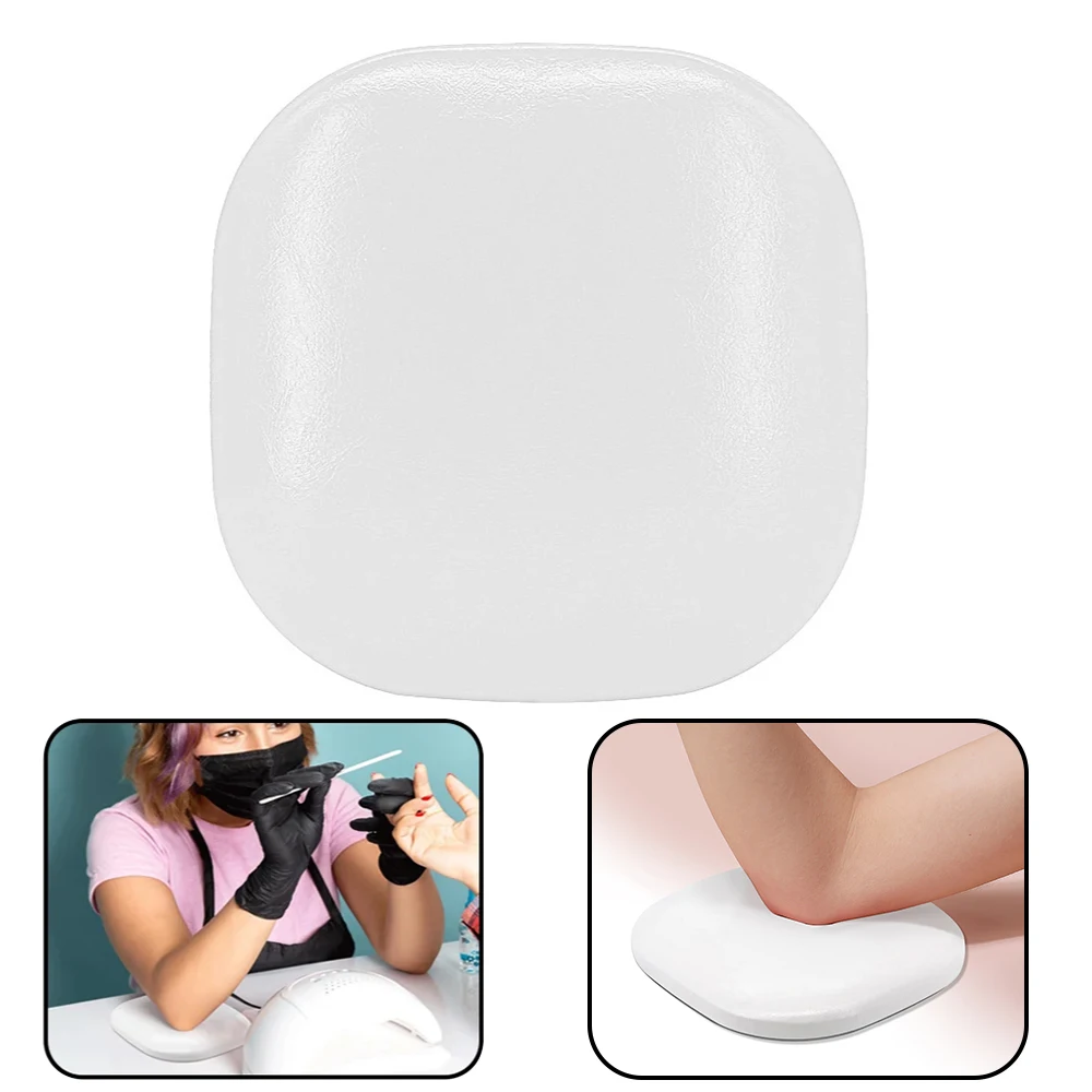 Nail Arm Rest for Elbow Microfiber Leather Elbow Pad Cushion Elbow Hand Rest for Nails with Non-Slip Base for Nail Tech Manicure