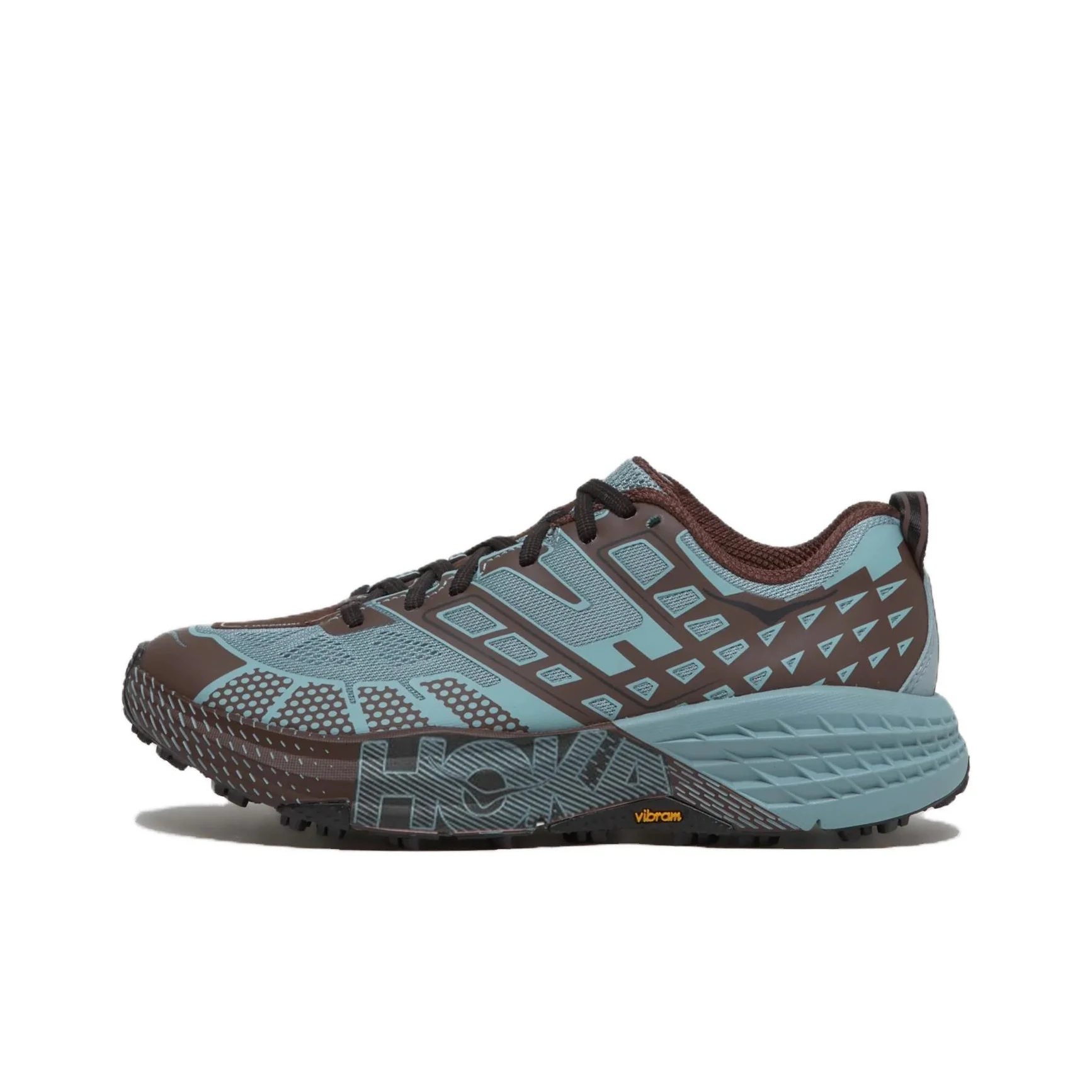 

Кроссовки HOKA ONE ONE SPEEDGOAT 2, износостойкие, низкие, унисекс, сине-коричневые, 1162710-DZYC