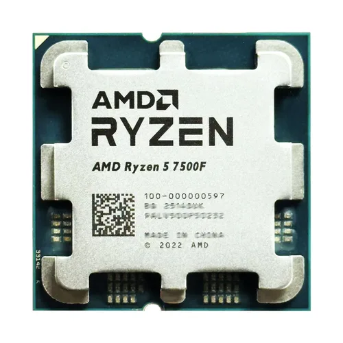 Imagen 2 del producto AMD Ryzen 5 7500F procesador de CPU R5 7500F 3,7 GHz usado 6 núcleos 12 hilos 5NM L3 = 32M 100-000000597 Socket AM5