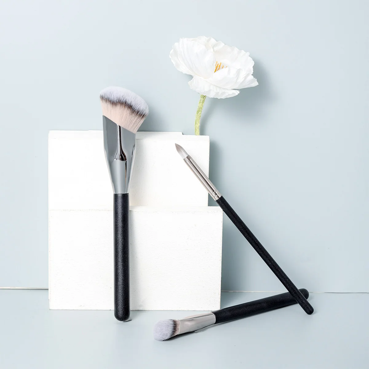 OVW Foundation Concealer Brush Make Up Brush  Synthetic Hair Liquid Blending Mineral Powder Buffing Stippling Makeup Tools