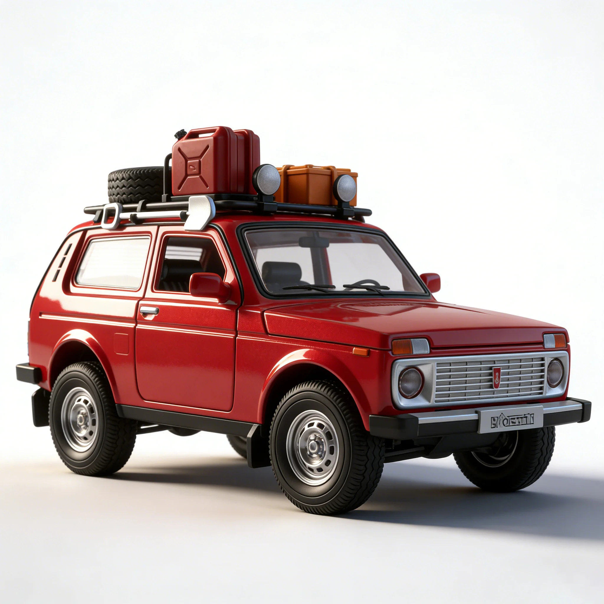 

1:24 LADA NIVA Outdoor Edition, модель автомобиля из сплава, классическая игрушка для внедорожников, подходит для детей старше 3-летнего игрушечного автомобиля, подарок