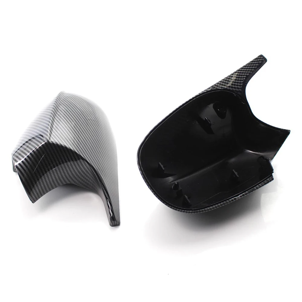 Replacement Rearview Side Mirror Covers Cap For BMW E90 E91 E92 E93 E81 E87 E82 E88 3 1 Series M Accessories Carbon Fiber Gloss