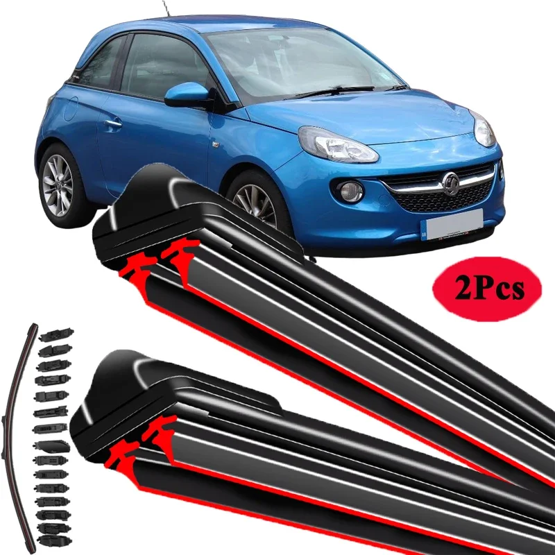 

For OPEL VAUXHALL ADAM 2012-2019 Car Windshield Wiper Blade Front Windscreen Brushes Washer Accessories Window Replacement Parts