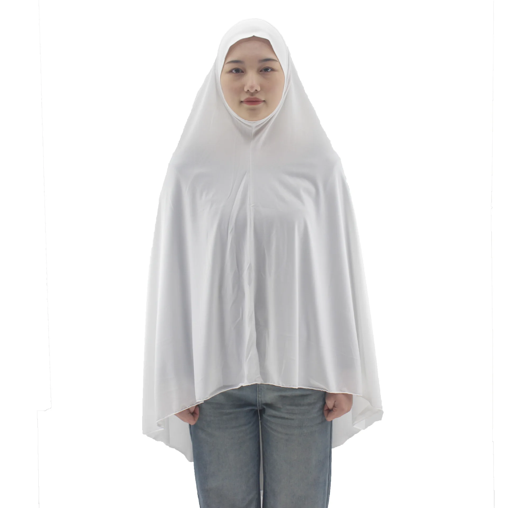 

Новый химар для мусульманок, длинный хиджаб, одежда для молитвы, исламская одежда, турецкий платок, никаб, арабский никаб, головной убор, платок для Рамадана