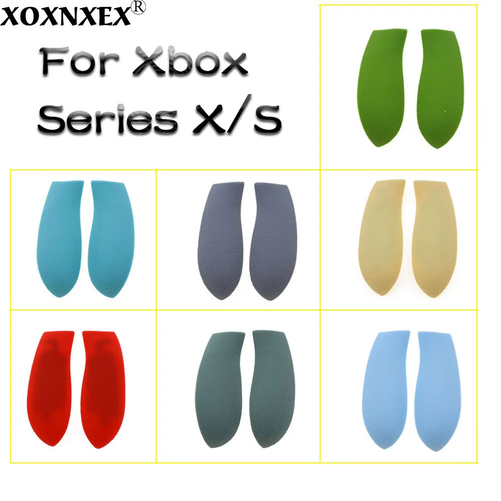 1 Set Rubberized Side Rails Grips Handle For Xbox Series S X Controller Back Replacement Gears