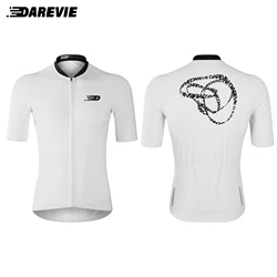 DAREVIE Men's Cycling Jersey Recycle Eco-Friendly PRO Level Cycling Jersey Breathable Soft Slim Fit Quick Dry Cycling Clothing