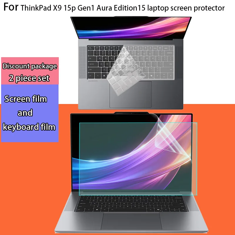 For Lenovo ThinkPad X9 15p Gen1 Aura 15 Screen Protector Laptop Anti-Reflective Privacy Protective Film Computer Keyboard Film