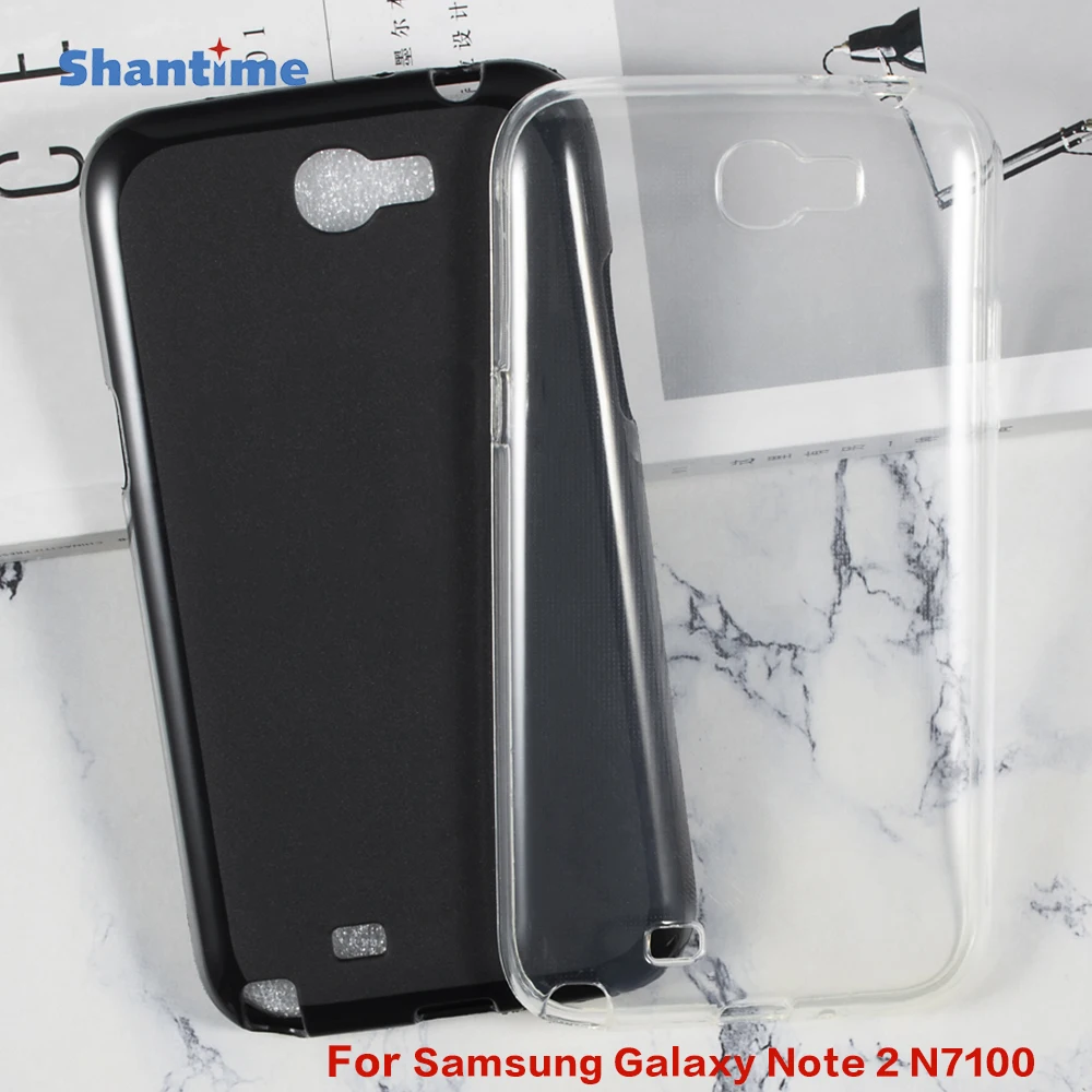 For Samsung Galaxy Note 2 N7100 Gel Pudding Silicone Phone Protective Back Shell For Samsung Galaxy Note 2 N7100 Soft TPU Case