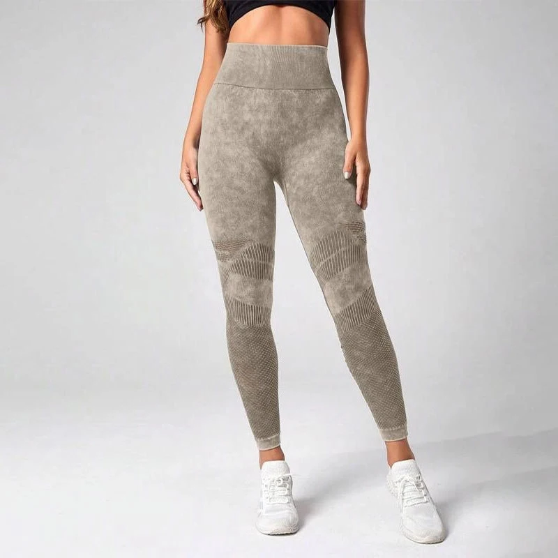 High Waist Seamless Yoga Pants for Women Quick Dry Running Gym Leggings Fitness Tights Leggings Athletic Workout Running Crops