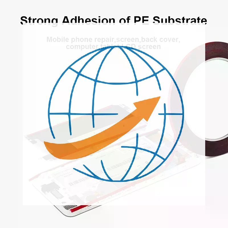 10 متر إصلاح الهاتف المحمول شريط جانبي مزدوج للهاتف المحمول شاشة تعمل باللمس LCD لوحة 3 مللي متر ملصق رغوة ذاتي اللصق إصلاح