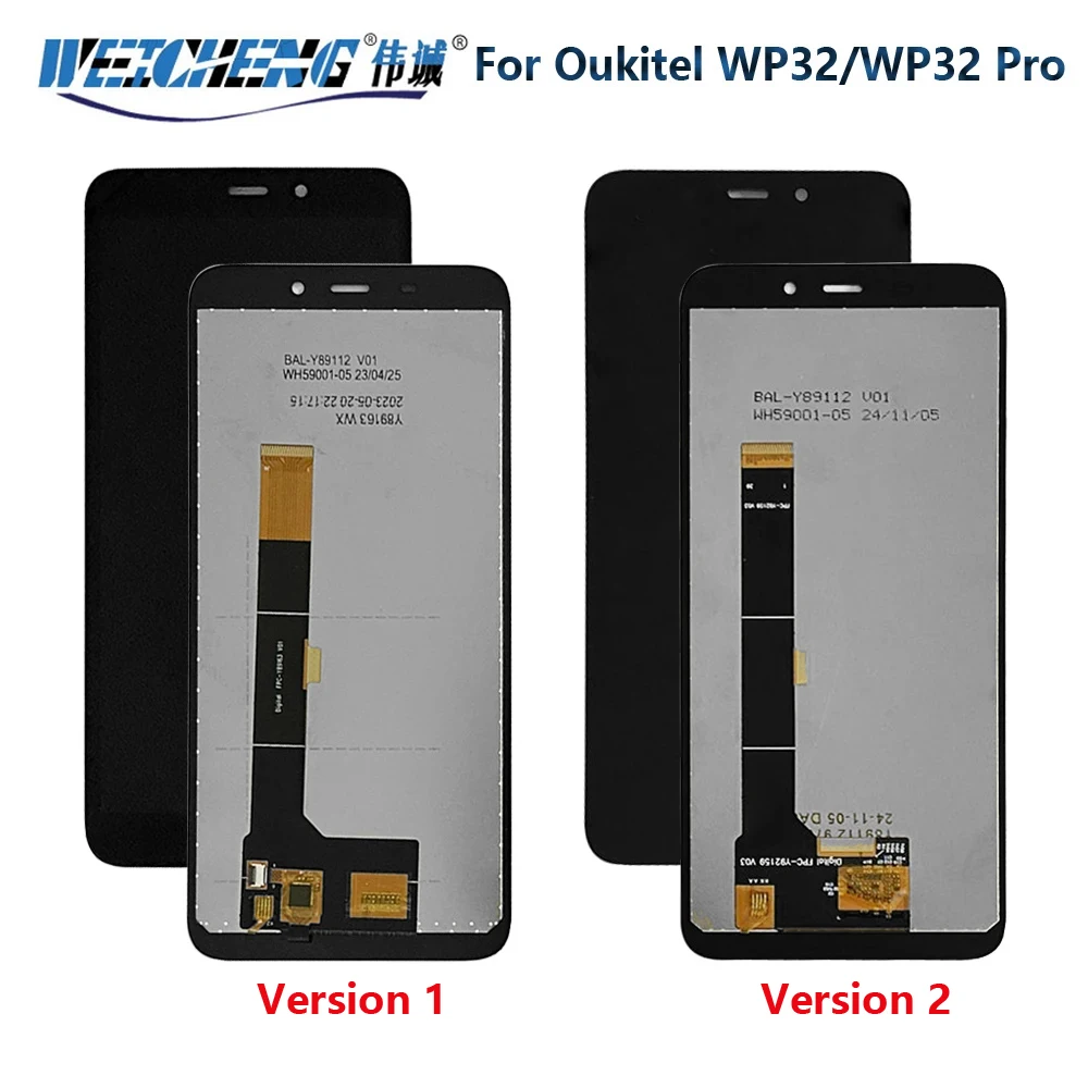 New Original For Oukitel WP32 Pro LCD Phone 5.93“ LCD Display Assembly Digitizer Touch Glass Panel Screen