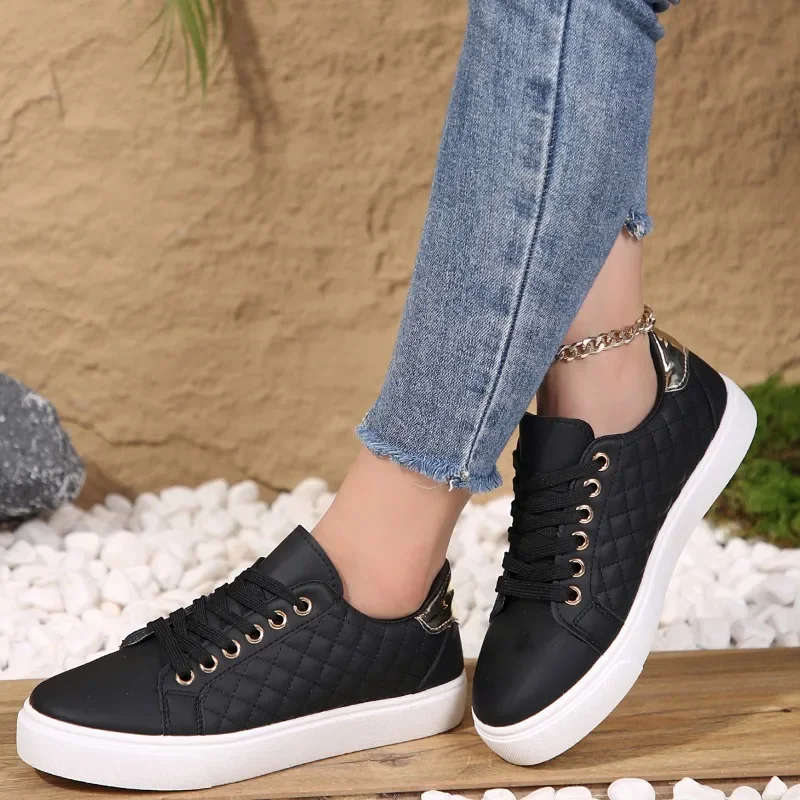 Women Sneakers 2024 Autumn New Fashion Breathable Loafers Soft Sole Walking Casual Sneaker Comfortable Shallow Outdoor Sneakers