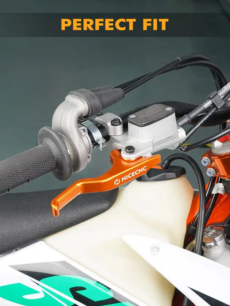 NICECNC pour KTM EXC 300 2014-2024 levier de frein court levier d'embrayage SX 125 EXCF 350 SXF 450 XC XCF XCW pour Husqvarna GasGas Sherco